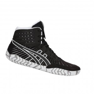 Asics AGGRESSOR 4 Wrestling Schuhe Herren Schwarz | 875DRKNIM