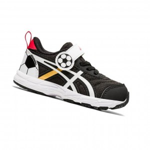 Asics CONTEND 6 TS SCHOOL YARD Laufschuhe Kinder Schwarz | 063FTUKEV