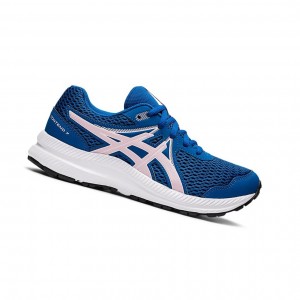 Asics CONTEND 7 GS Laufschuhe Kinder Rosa | 510XFZIBL
