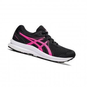 Asics CONTEND 7 GS Laufschuhe Kinder Schwarz | 397TQMXPI