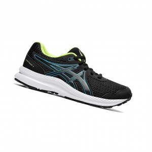 Asics CONTEND 7 GS Laufschuhe Kinder Schwarz | 650UPISDG