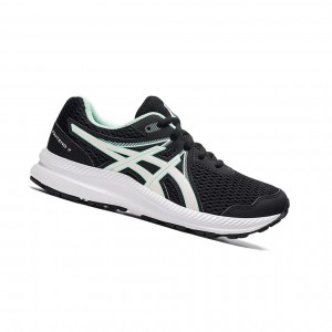 Asics CONTEND 7 GS Laufschuhe Kinder Schwarz | 289XYDTGC