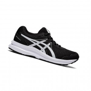 Asics CONTEND 7 GS Laufschuhe Kinder Schwarz | 153YPLBAG