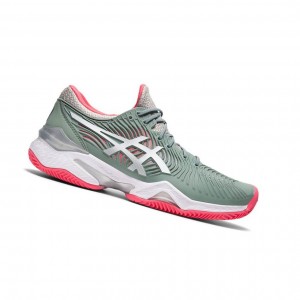 Asics COURT FF 2 Tennisschuhe Damen Olivgrün | 546YNIMPO