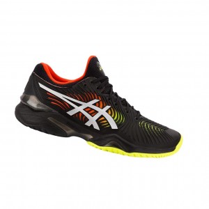 Asics COURT FF 2 Tennisschuhe Herren Schwarz Weiß | 945AYZCMT
