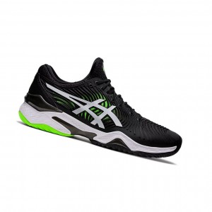 Asics COURT FF 2 Tennisschuhe Herren Schwarz Grün | 196AQEPBS