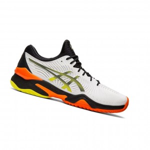 Asics COURT FF 2 Tennisschuhe Herren Weiß Schwarz | 691PDMNWQ