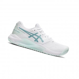 Asics GEL-CHALLENGER 13 Tennisschuhe Damen Weiß Blau | 823QXAJZD