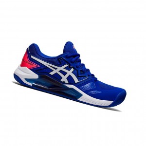 Asics GEL-CHALLENGER 13 Tennisschuhe Damen Blau Weiß | 583BCOJWT