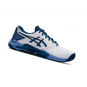 Asics GEL-CHALLENGER 13 Tennisschuhe Herren Weiß Hellindigo | 159LBIVWG