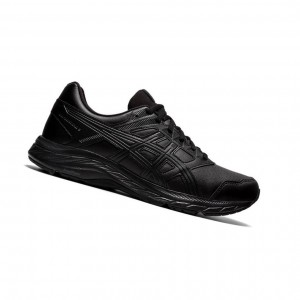 Asics GEL-CONTEND 5 SL Laufschuhe Herren Schwarz | 582BITCVS