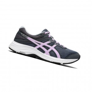 Asics GEL-CONTEND 6 Laufschuhe Damen Grau | 097VABWOR