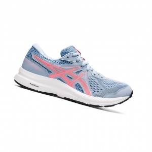 Asics GEL-CONTEND 6 Laufschuhe Damen Hellblau | 460ONDMFP