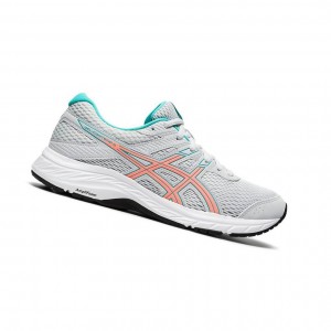 Asics GEL-CONTEND 6 Laufschuhe Damen Weiß | 708EVQPYZ