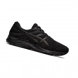 Asics GEL-CONTEND 6 Laufschuhe Herren Schwarz | 735HQMERB