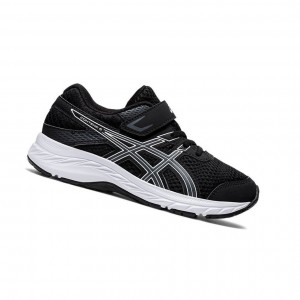 Asics GEL-CONTEND 6 PS Laufschuhe Kinder Schwarz | 435BEYMVA