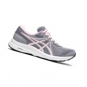 Asics GEL-CONTEND 7 Laufschuhe Damen Grau | 495OGCPMT