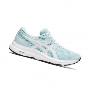 Asics GEL-CONTEND 7 Laufschuhe Damen Helltürkis | 631USMNBL