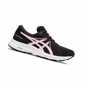Asics GEL-CONTEND 7 Laufschuhe Damen Schwarz | 549PQVSNC