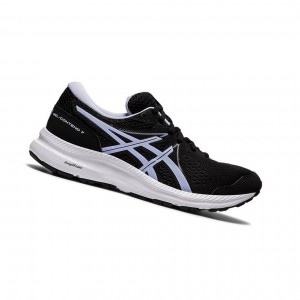 Asics GEL-CONTEND 7 Laufschuhe Damen Schwarz | 279OGMQXV