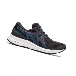 Asics GEL-CONTEND 7 Laufschuhe Damen Schwarz | 361JBUFHR