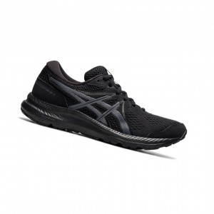 Asics GEL-CONTEND 7 Laufschuhe Damen Schwarz | 098SNRXAD