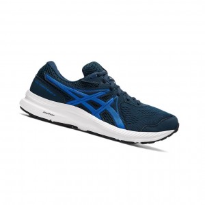 Asics GEL-CONTEND 7 Laufschuhe Herren Blau | 794BATSZD