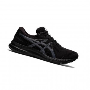 Asics GEL-CONTEND 7 Laufschuhe Herren Schwarz | 627CZHJKY