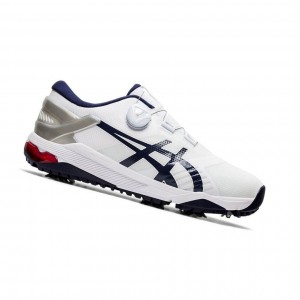 Asics GEL-COURSE Duo BOA Golfschuhe Herren Weiß | 302KJHIVB