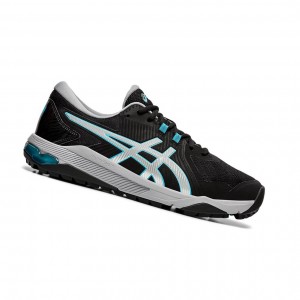 Asics GEL-COURSE GLIDE Golfschuhe Herren Schwarz Silber | 109BATUEV