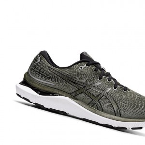 Asics GEL-CUMULUS 24 Laufschuhe Herren Olivgrün Schwarz | 592OAQNCJ