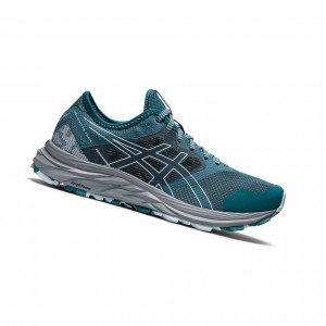 Asics GEL-EXCITE TRAIL Laufschuhe Damen Misty Pine / Soft Sky | 976PFYNJH