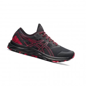 Asics GEL-EXCITE TRAIL Laufschuhe Herren Schwarz Rot | 601CEOITM