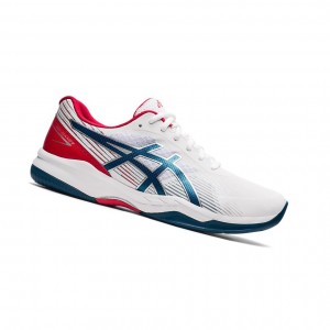 Asics GEL-GAME 8 Tennisschuhe Herren Weiß Blau | 968YXPNIH
