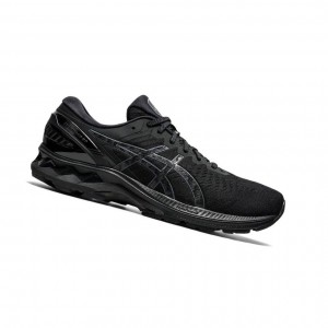 Asics GEL-KAYANO 27 Extra Weite Laufschuhe Herren Schwarz | 247YQDSNT