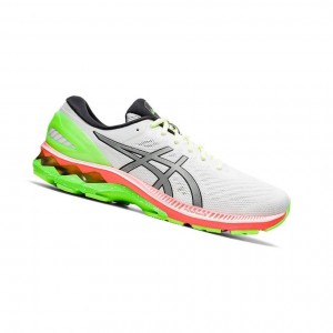 Asics GEL-KAYANO 27 LITE-SHOW Laufschuhe Herren Weiß | 387FKTXLQ