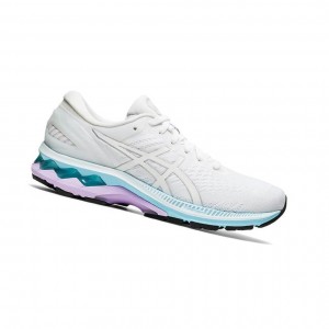 Asics GEL-KAYANO 27 Laufschuhe Damen Weiß | 195VCDHPL
