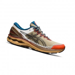 Asics GEL-KAYANO 27 Laufschuhe Herren Braun | 504QCONDH