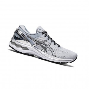 Asics GEL-KAYANO 27 PLATINUM Laufschuhe Damen Grau | 037ZNSDCK