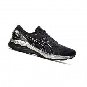Asics GEL-KAYANO 27 PLATINUM Laufschuhe Herren Schwarz | 947RLIBAE