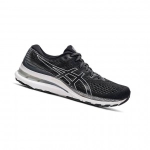 Asics GEL-KAYANO 28 Extra Weite Laufschuhe Damen Schwarz | 374QYHJVD