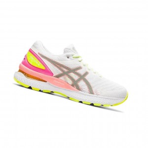 Asics GEL-NIMBUS 22 LITE-SHOW Laufschuhe Damen Weiß | 372BRYEDP