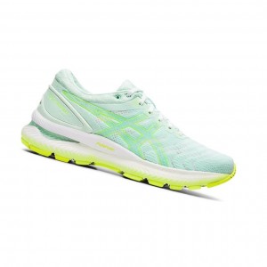 Asics GEL-NIMBUS 22 Laufschuhe Damen Mintfarben | 840QWXNHS