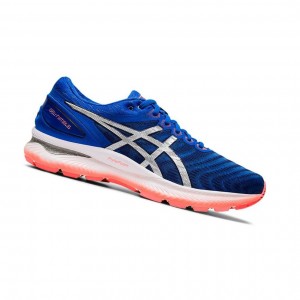 Asics GEL-NIMBUS 22 Laufschuhe Herren Blau | 807NGEFPU