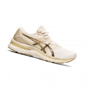 Asics GEL-NIMBUS 23 EARTH DAY Laufschuhe Damen Weiß | 745SKQLPA
