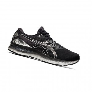 Asics GEL-NIMBUS 23 PLATINUM Laufschuhe Herren Schwarz | 086JIPFOK