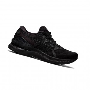 Asics GEL-NIMBUS 23 Weite Laufschuhe Damen Schwarz | 870KMQLJC