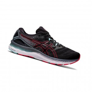 Asics GEL-NIMBUS 23 Weite Laufschuhe Herren Schwarz | 165CPTEZO