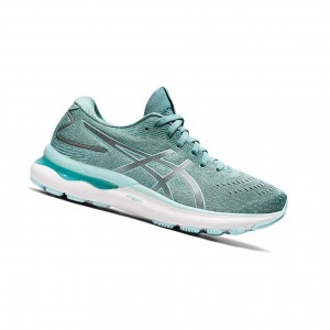 Asics GEL-NIMBUS 24 (D) Laufschuhe Damen Blau | 367VHFWRE