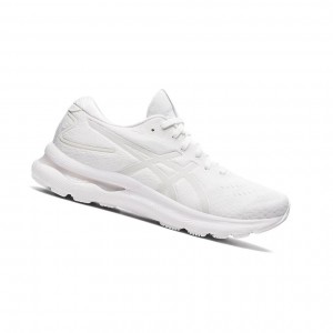 Asics GEL-NIMBUS 24 Laufschuhe Damen Weiß Weiß | 892NKSZEL